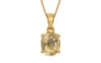 Gold Ceylon Yellow Sapphire Pendant Fine Quality (P10)