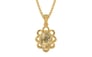 Gold Ceylon Yellow Sapphire Pendant Fine Quality (P3)