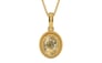 Gold Ceylon Yellow Sapphire Pendant Fine Quality (P7)