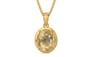 Gold Ceylon Yellow Sapphire Pendant Fine Quality (P8)