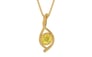 Gold Ceylon Yellow Sapphire Pendant Limited Quality (P1)