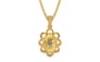 Gold Ceylon Yellow Sapphire Pendant Prime Quality (P3)