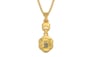 Gold Ceylon Yellow Sapphire Pendant Prime Quality (P6)