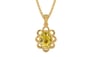 Gold Ceylon Yellow Sapphire Pendant Rare Quality (P3)