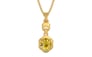 Gold Ceylon Yellow Sapphire Pendant Rare Quality (P6)