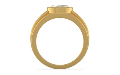 Gold Ceylon Yellow Sapphire Ring Fine Quality (R1)