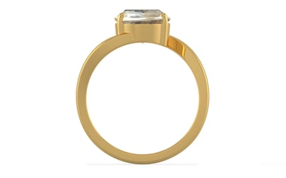 Gold Ceylon Yellow Sapphire Ring Fine Quality (R2)