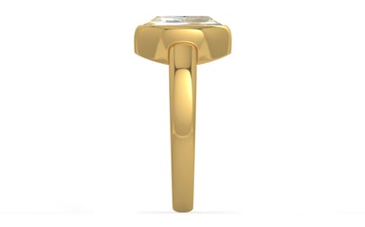 Gold Ceylon Yellow Sapphire Ring Fine Quality (R6)