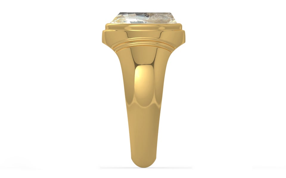 Gold Ceylon Yellow Sapphire Ring Fine Quality (R7)