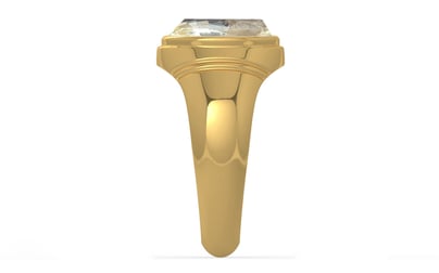 Gold Ceylon Yellow Sapphire Ring Fine Quality (R7)