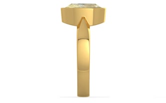 Gold Ceylon Yellow Sapphire Ring Fine Quality (R9)