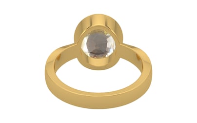 Gold Ceylon Yellow Sapphire Ring Fine Quality (R9)