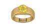 Gold Ceylon Yellow Sapphire Ring Limited Quality (R10)
