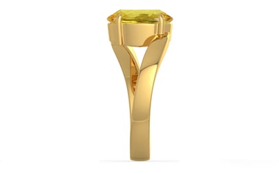 Gold Ceylon Yellow Sapphire Ring Limited Quality (R2)