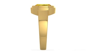 Gold Ceylon Yellow Sapphire Ring Limited Quality (R3)