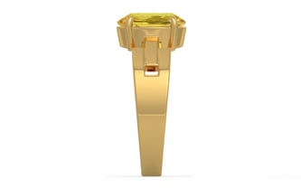 Gold Ceylon Yellow Sapphire Ring Limited Quality (R8)