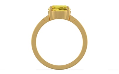 Gold Ceylon Yellow Sapphire Ring Limited Quality (R8)