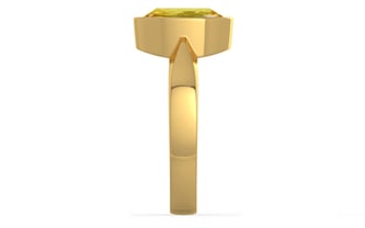 Gold Ceylon Yellow Sapphire Ring Limited Quality (R9)