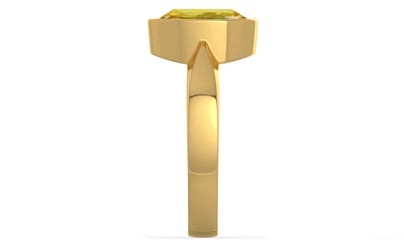 Gold Ceylon Yellow Sapphire Ring Limited Quality (R9)