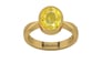 Gold Ceylon Yellow Sapphire Ring Limited Quality (R9)