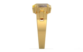 Gold Ceylon Yellow Sapphire Ring Prime Quality (R8)