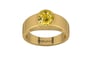 Gold Ceylon Yellow Sapphire Ring Rare Quality (R10)