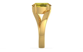 Gold Ceylon Yellow Sapphire Ring Rare Quality (R2)