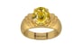 Gold Ceylon Yellow Sapphire Ring Rare Quality (R4)