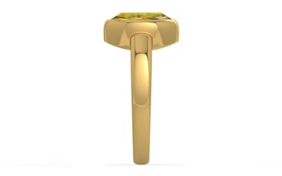 Gold Ceylon Yellow Sapphire Ring Rare Quality (R6)