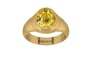 Gold Ceylon Yellow Sapphire Ring Rare Quality (R7)