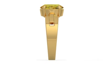 Gold Ceylon Yellow Sapphire Ring Rare Quality (R8)