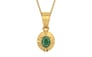 Gold Emerald Pendant Fine Quality (P11)