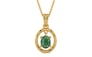 Gold Emerald Pendant Fine Quality (P2)
