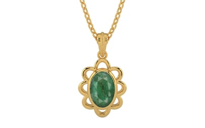 Gold Emerald Pendant Fine Quality (P3)