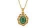 Gold Emerald Pendant Fine Quality (P5)
