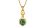 Gold Emerald Pendant Fine Quality (P6)