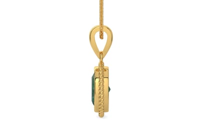 Gold Emerald Pendant Fine Quality (P7)