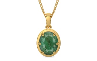Gold Emerald Pendant Fine Quality (P8)