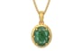 Gold Emerald Pendant Fine Quality (P8)