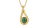 Gold Emerald Pendant Fine Quality (P9)
