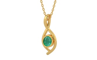 Gold Emerald Pendant Limited Quality (P1)