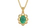 Gold Emerald Pendant Limited Quality (P3)