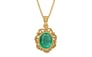 Gold Emerald Pendant Limited Quality (P5)