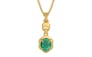 Gold Emerald Pendant Limited Quality (P6)