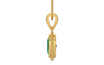 Gold Emerald Pendant Limited Quality (P7)
