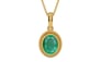 Gold Emerald Pendant Limited Quality (P7)