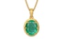 Gold Emerald Pendant Limited Quality (P8)