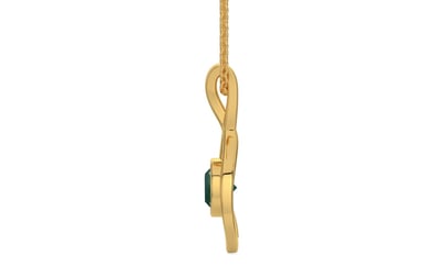 Gold Emerald Pendant Prime Quality (P1)