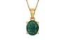 Gold Emerald Pendant Prime Quality (P10)