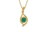 Gold Emerald Pendant Rare Quality (P1)